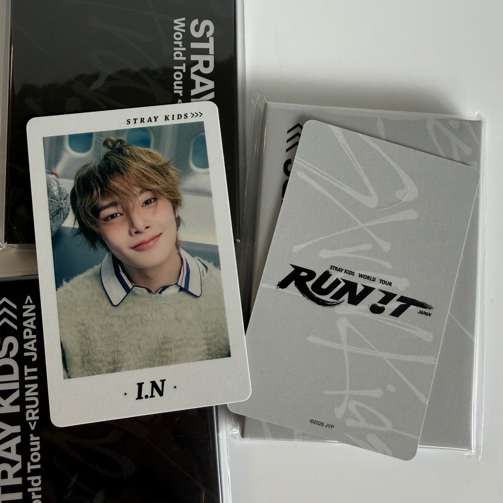 STRAY KIDS I.N. Run It Japan World Tour Photo Card